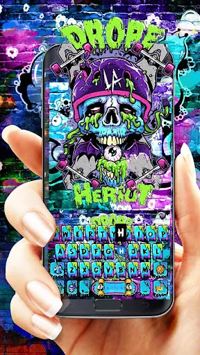 Skate Graffiti Keyboard Theme