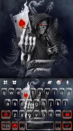 Skull Reaper Gun Keyboard Them