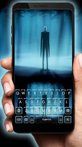 Slender Evil Man Keyboard Them screenshot 1