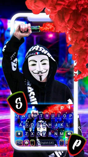 Smokey Anonymous Keyboard Back