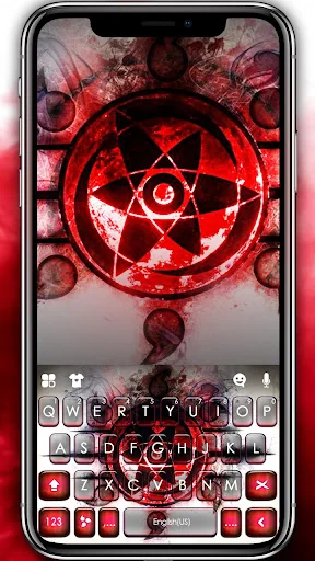 Smokey Red Sharingan Keyboard 