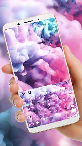 Smoky effect Colors Keyboard screenshot 1