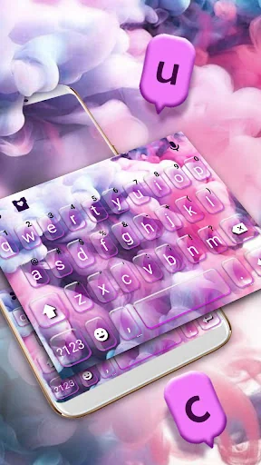 Smoky effect Colors Keyboard screenshot 2