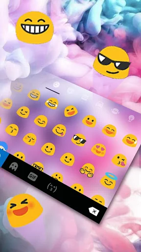 Smoky effect Colors Keyboard screenshot 3