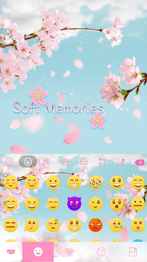 Soft Memories Keyboard Theme screenshot 2