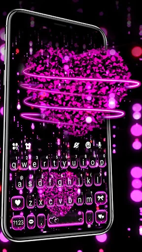Sparkling Hearts 3D Theme