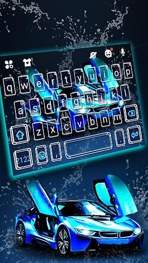 Speedy Sports Car Keyboard The