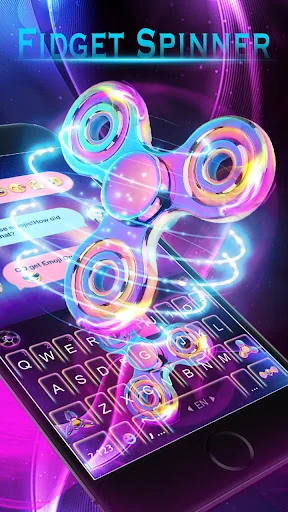 Fidget Spindle Keyboard 3D The screenshot 1