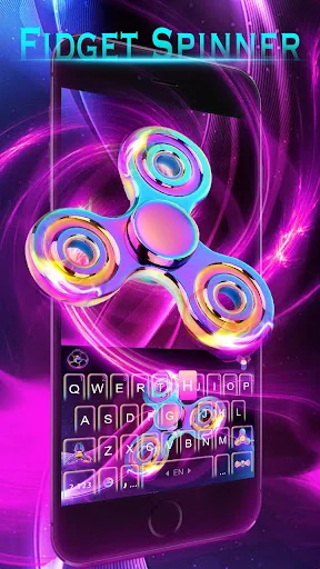Fidget Spindle Keyboard 3D The screenshot 3