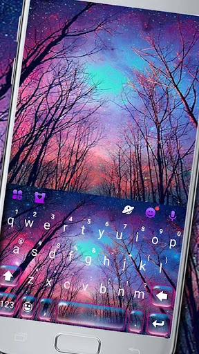 Starry Night Tree Keyboard The screenshot 1