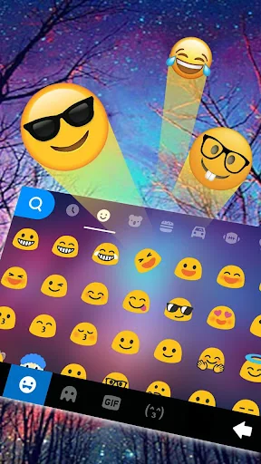 Starry Night Tree Keyboard The screenshot 3