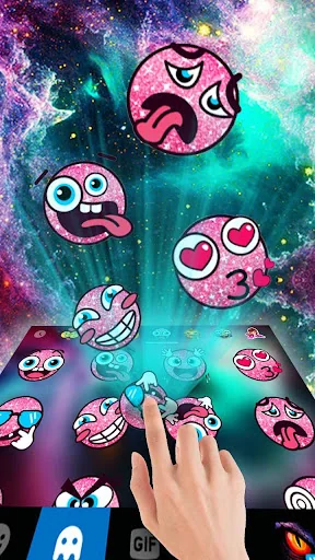 Starry Space Keyboard Theme screenshot 4