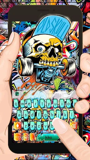 Skull Skate Graffiti Theme