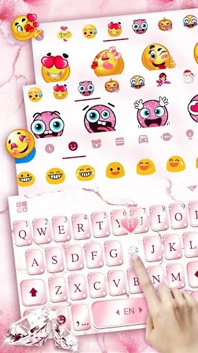 Pink Lovely Diamond Marble Key screenshot 4