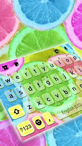 Summer Lemon Keyboard Backgrou
