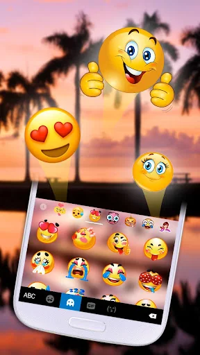 Summer Sunset Love Keyboard Th screenshot 3