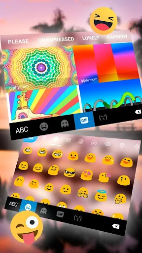 Summer Sunset Love Keyboard Th screenshot 4