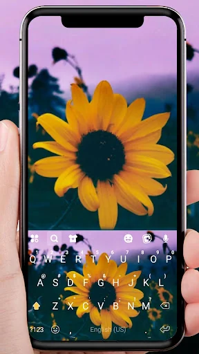 Sunflower Keyboard Theme