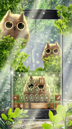 Sunshine Forest Owl Keyboard T
