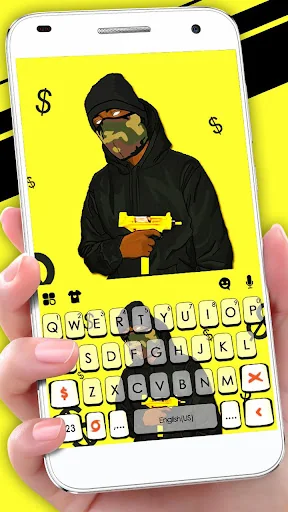 Swag Boy Keyboard Theme screenshot 1