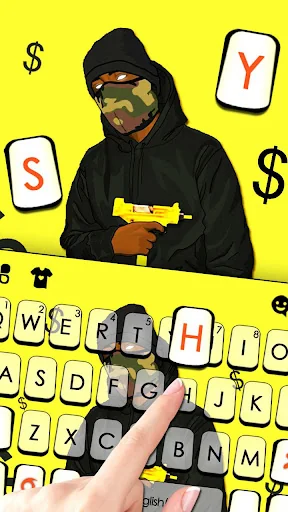 Swag Boy Keyboard Theme screenshot 2