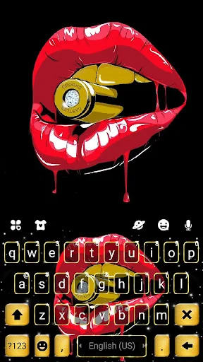 Swag Bullet Lips Keyboard Them