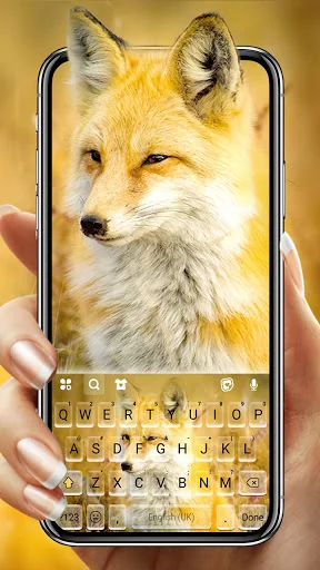 Sweet Fox Keyboard Background