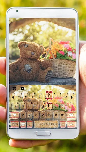 Sweet Bear Keyboard Theme screenshot 1
