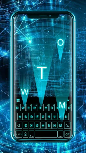 Tech 3D LED Live Theme screenshot 2