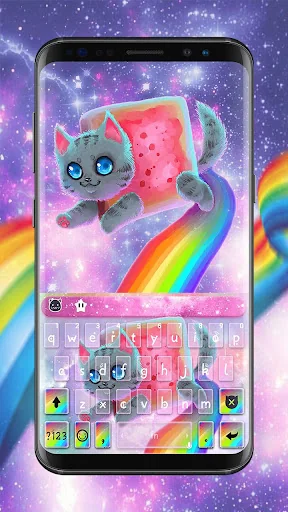 Rainbow Cat Keyboard Theme