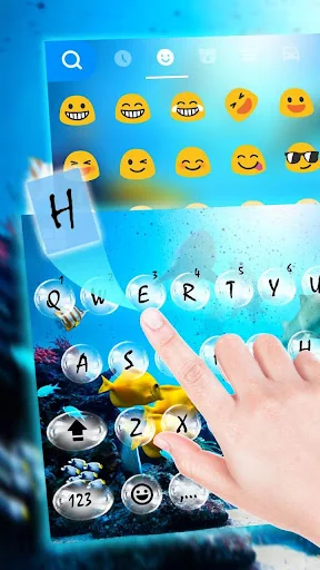UnderwaterWorld Live Keyboard  screenshot 1