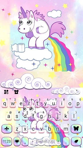 Unicorn Rainbow Theme