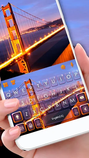 Usa Golden Gate Bridge Keyboar