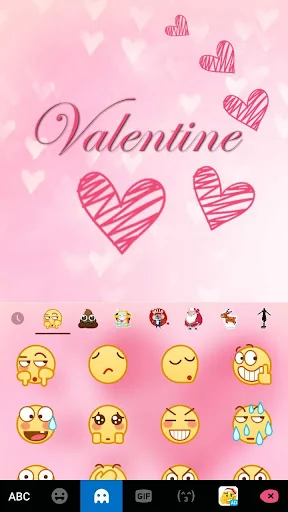 Valentine Kika Keyboard screenshot 3