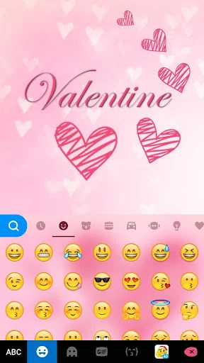 Valentine Kika Keyboard screenshot 4