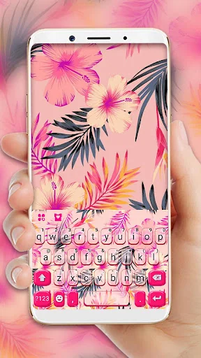 Vintage Flowers Keyboard Theme