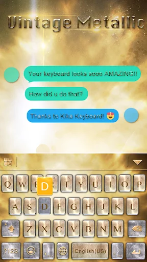 vintagemetallic Keyboard Theme