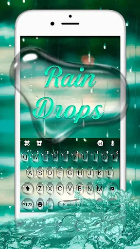 Water Raindrops 2 Keyboard The screenshot 1
