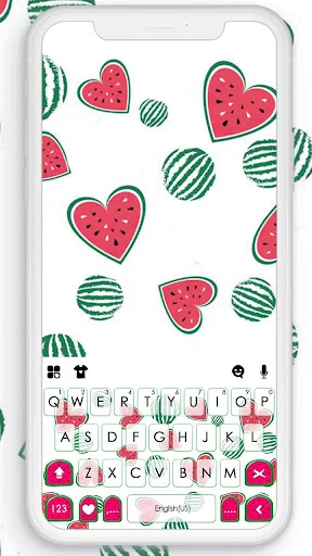 Watermelon Doodle Keyboard The
