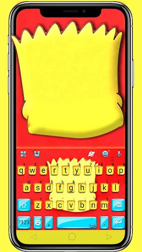 Yellow Cartoon Man Keyboard Th