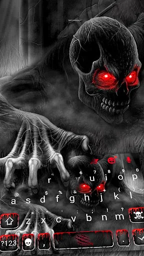 Zombie Monster Skull Keyboard 