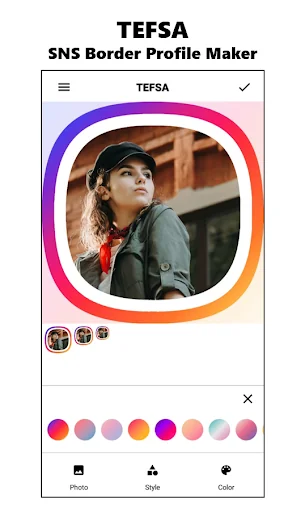 TEFSA: profile picture maker
