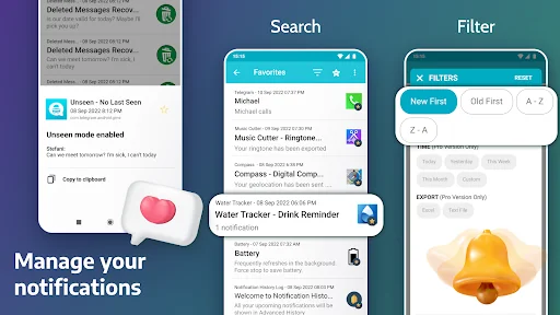 Notification History Log screenshot 2