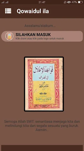 Qowaidul I'lal Ilmu Shorof