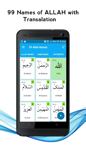 99 Allah & Nabi Names Wazaif screenshot 2