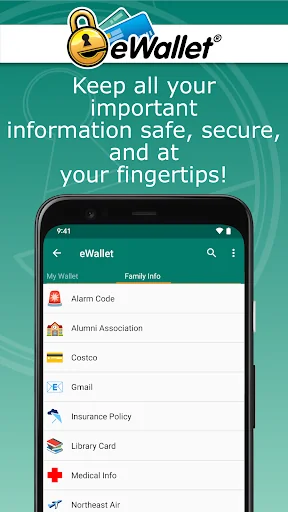 eWallet - Password Manager screenshot 1
