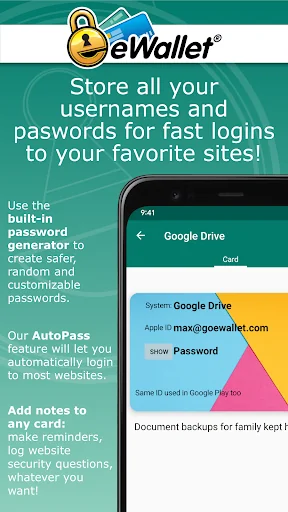 eWallet - Password Manager screenshot 3