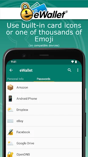 eWallet - Password Manager screenshot 4