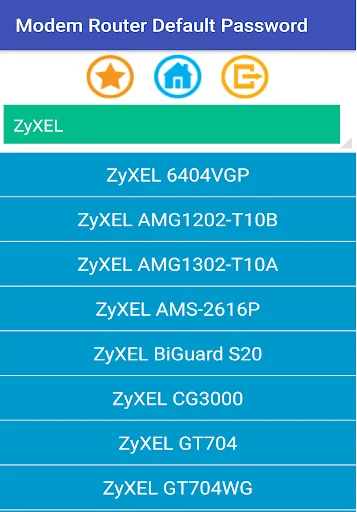 Modem Router Default Password