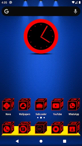 3D Flat Red Icon Pack